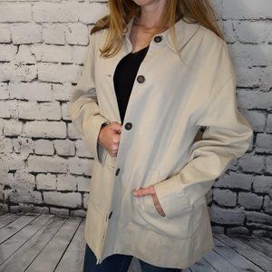 Vintage Khaki Field Gear Women's Button Up Blazer